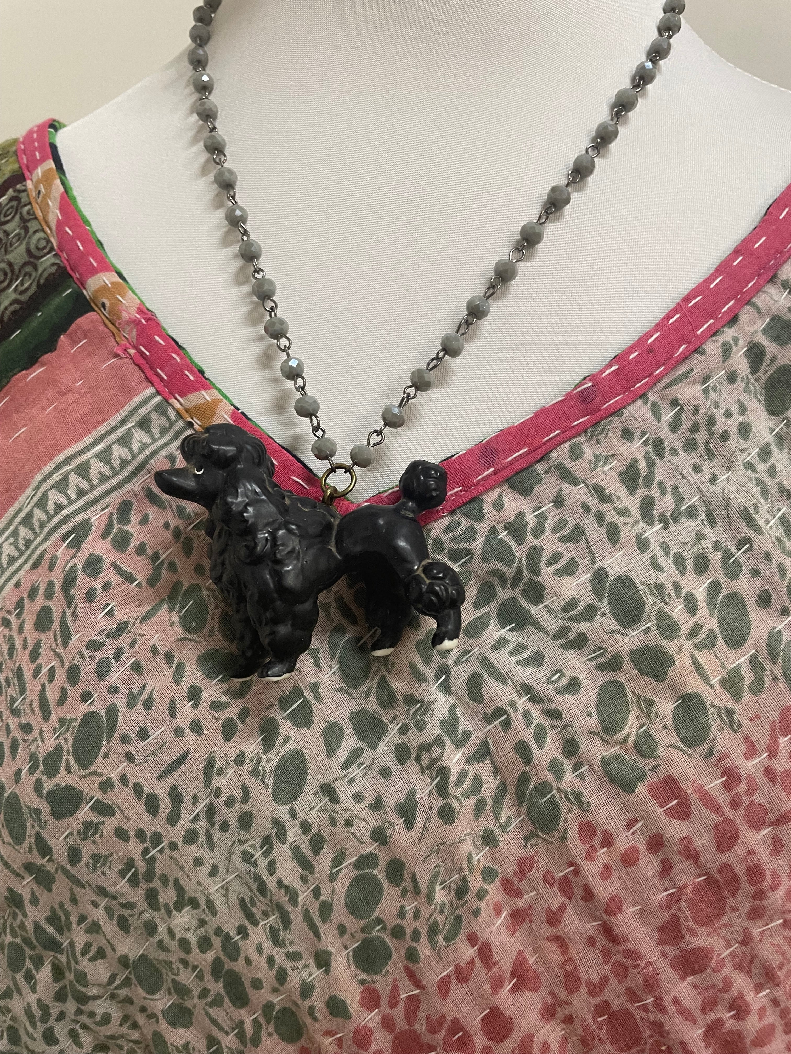 Ruby the Poodle Dog Necklace by Gina