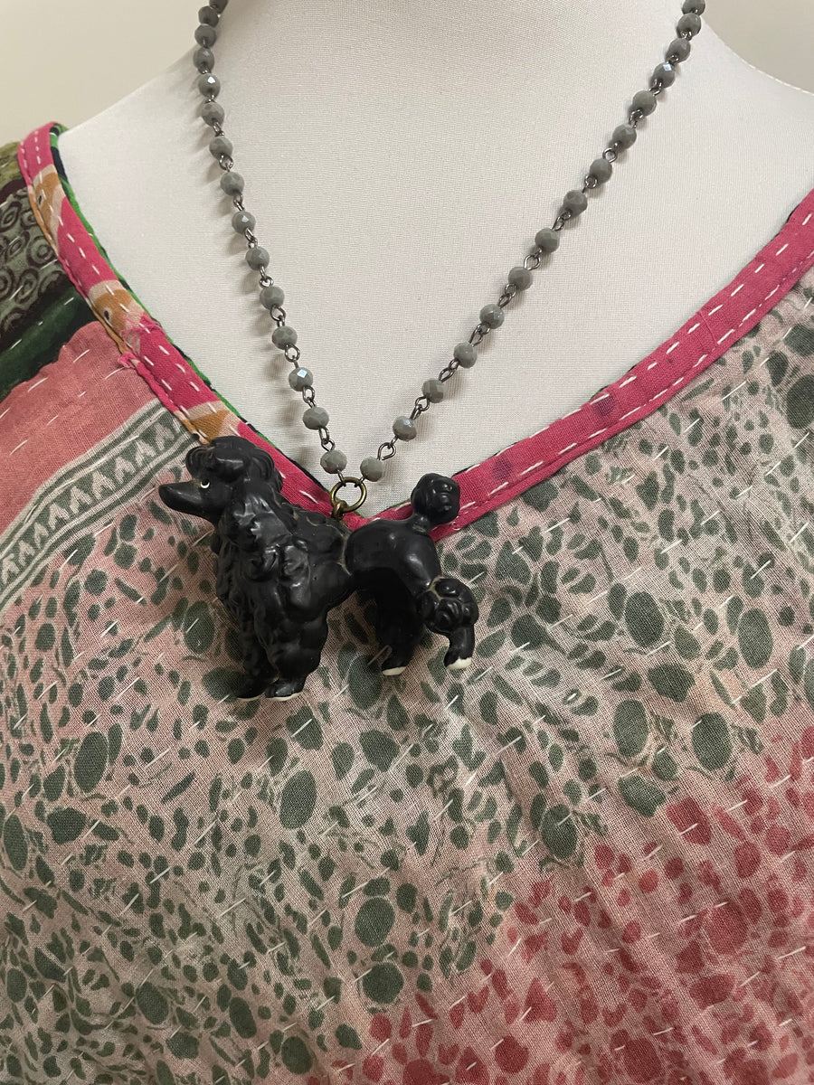 Ruby the Poodle Dog Necklace by Gina