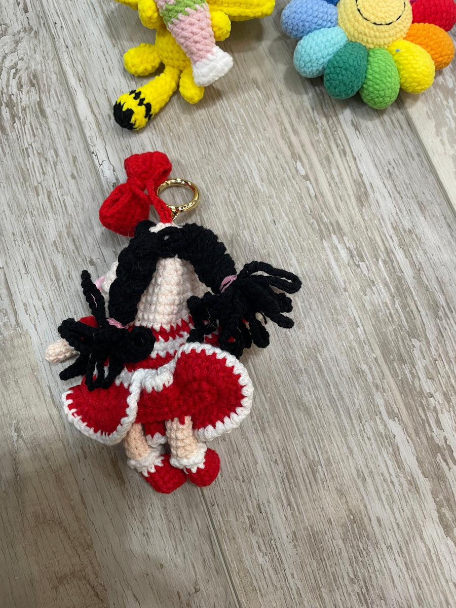 Whimsical Crocheted Bag Charms