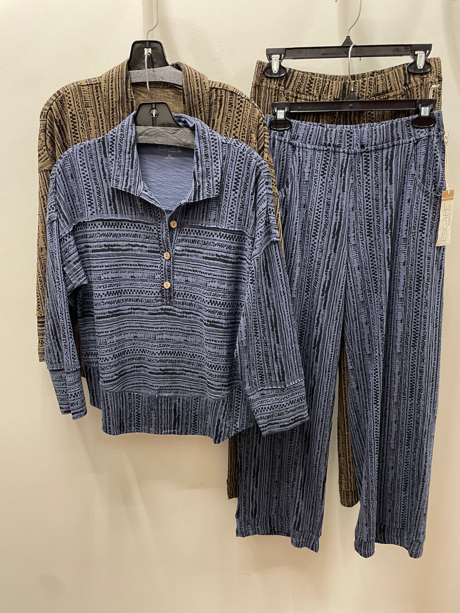 Stripe Seaside Pullover by Escape Robin Boutique