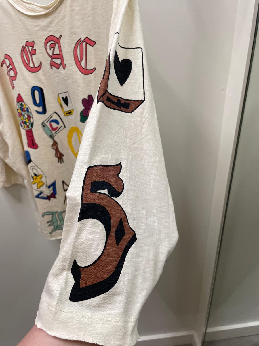 Cotton Charm Tee in Story Book