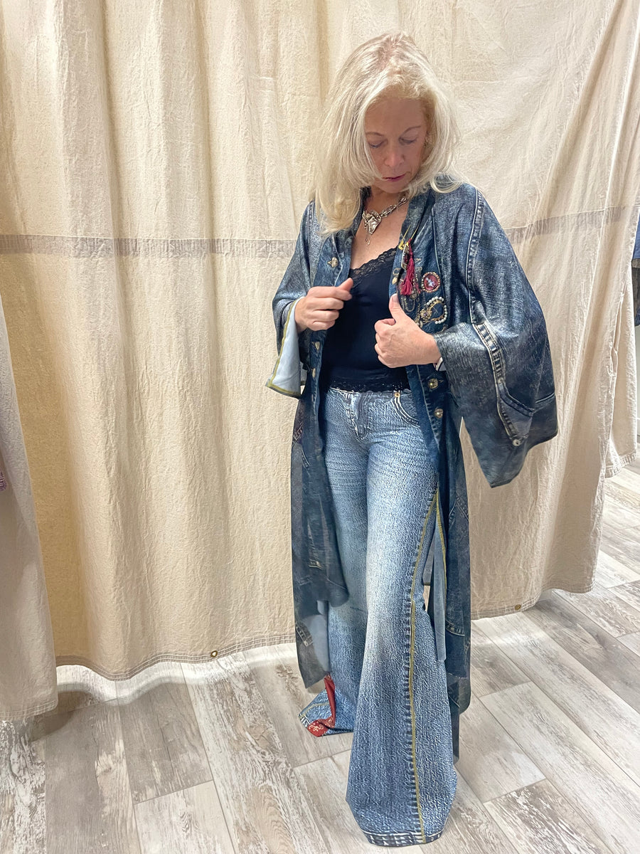 IPNG Design Boho Kimonita in Illusion Denim
