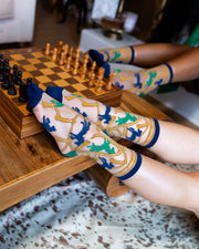 Horses and Chains Sheer Crew Socks Robin Boutique