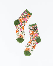 Feeling Foxy Sheer Crew Sock Robin Boutique