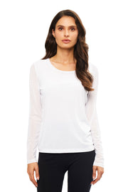 Sheer Mesh Layering Shirt by Adore