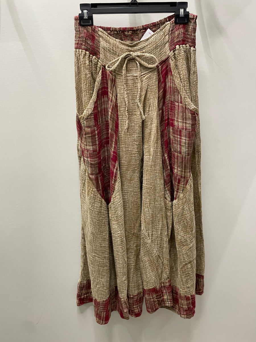 Weave Wide Leg Pant by Paper Lace