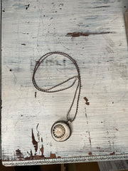 Sun & Moon Carved in Bone Necklace by Tara Gasparian