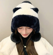 Cozy Plush Panda Earflap Hat Robin Boutique