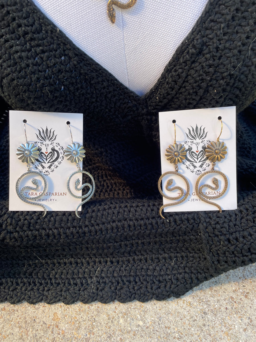 Twist Earrings by Tara Gasparian