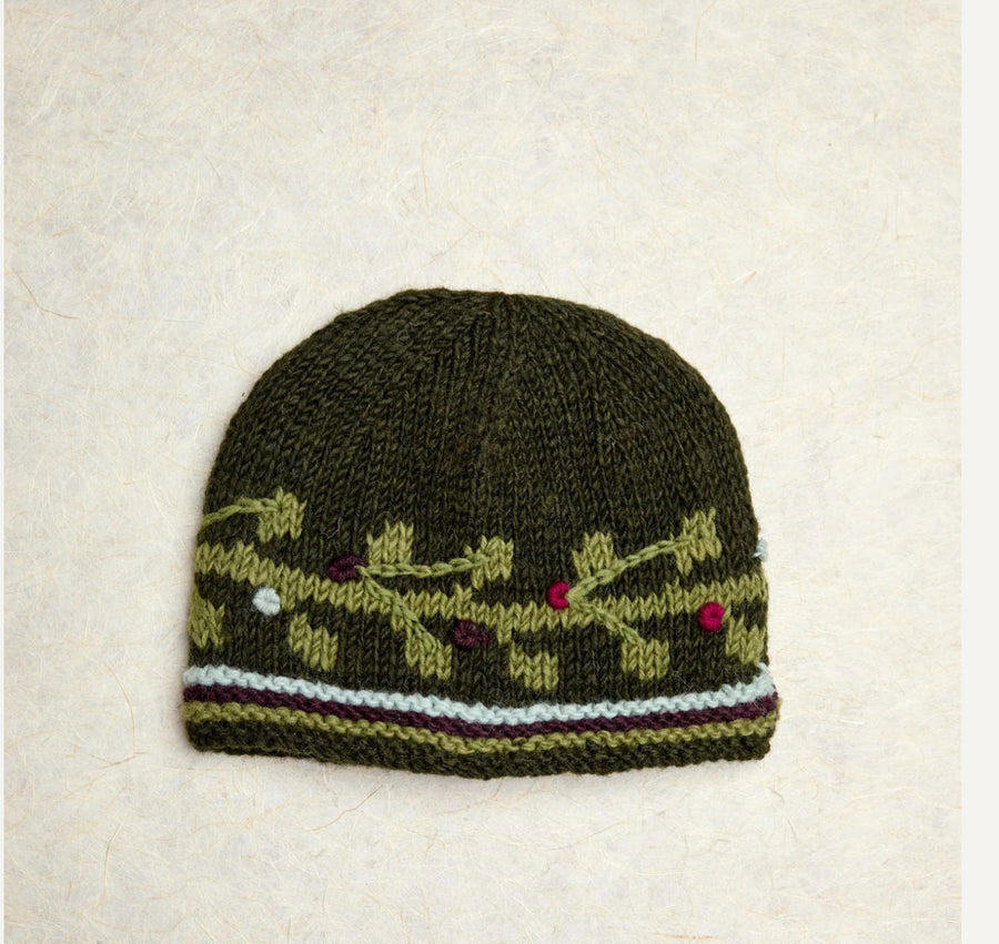 Lydia Blackpine Knit Beanie By Many Hands