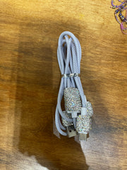 Rhinestone Multi Phone Charge Cord