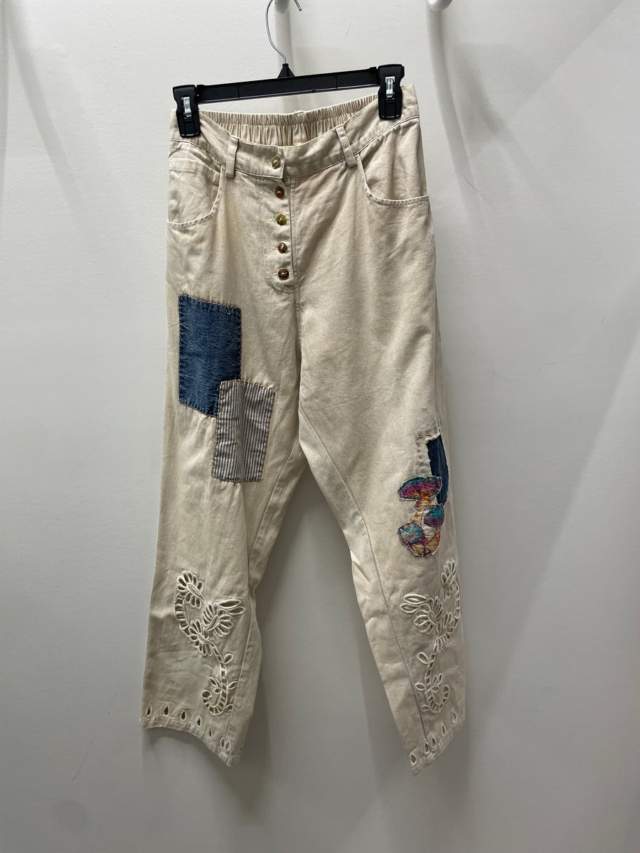 Forest Whisper Patchwork Jean by Paper Lace