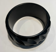 Carved Leaves Copal Bangle