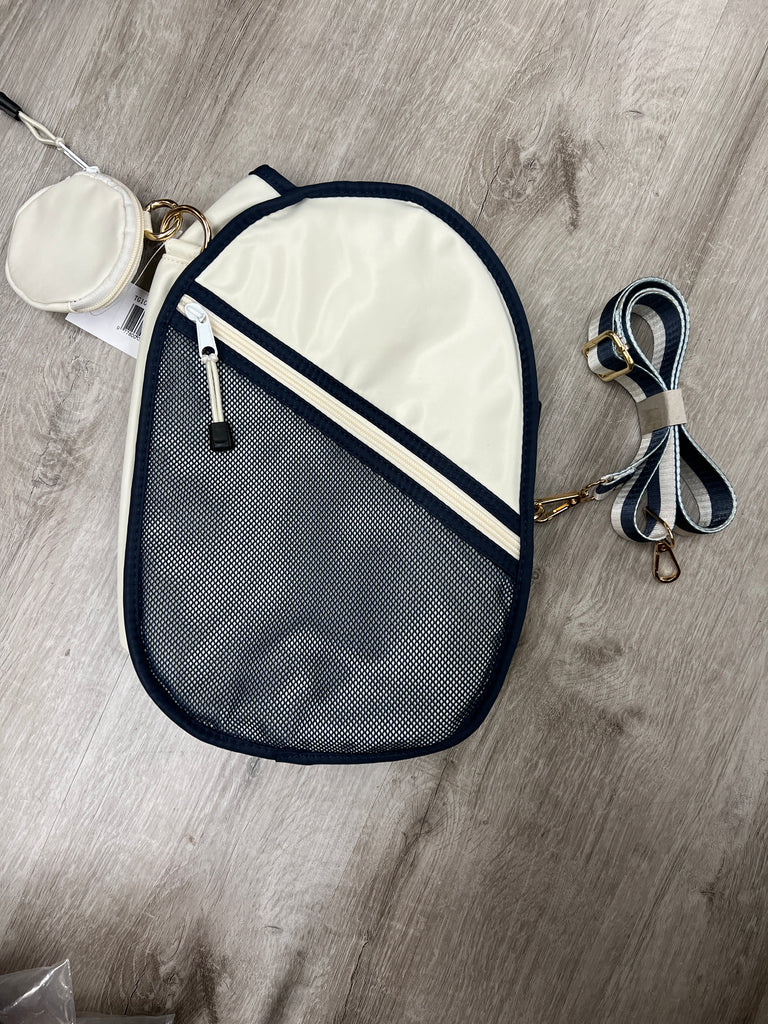 Pickle Ball Crossbody Cover Bag Organizer