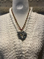 Antique Elegance Crystal Necklace by Gina