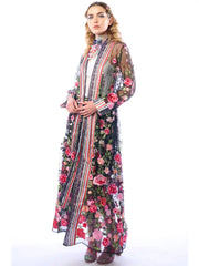 Dark Rose Embroidered by Aratta Robin Boutique ED25I711