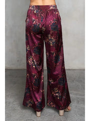 Verona Print Satin Pant by Paparazzi