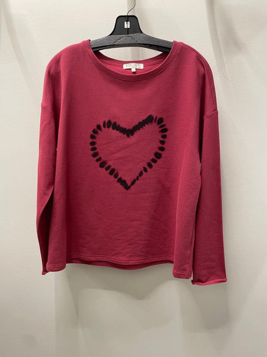 Destination Fleece Heart Pullover by Escape