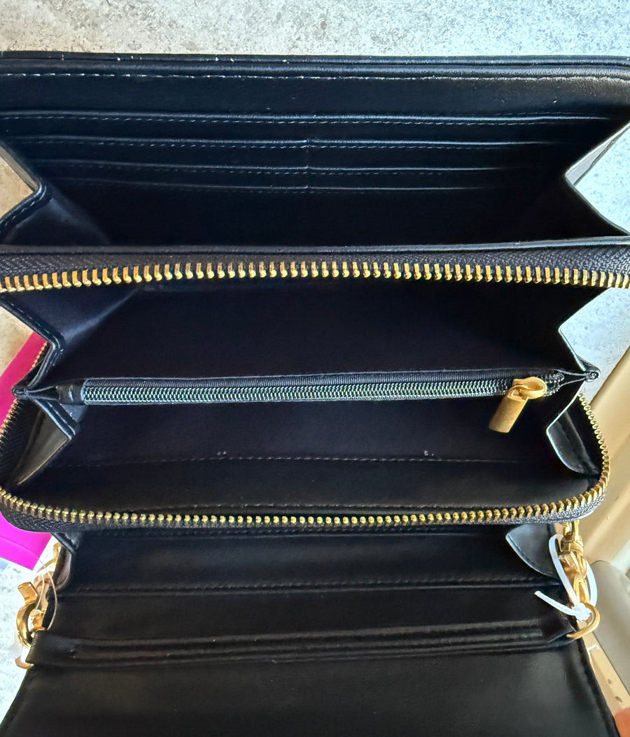 Betsey Johnson Handbag - 'Hearts - Black Floral'