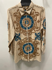 Mandala Denim Blouse by All About Her