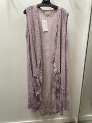 Long Ruffle Vest by The Paper Lace