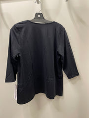 3/4 Sleeve Pleat Top by Lulu-B