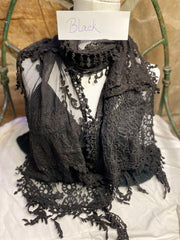 Boho Mixed Embroidered Handmade Scarf Necklace