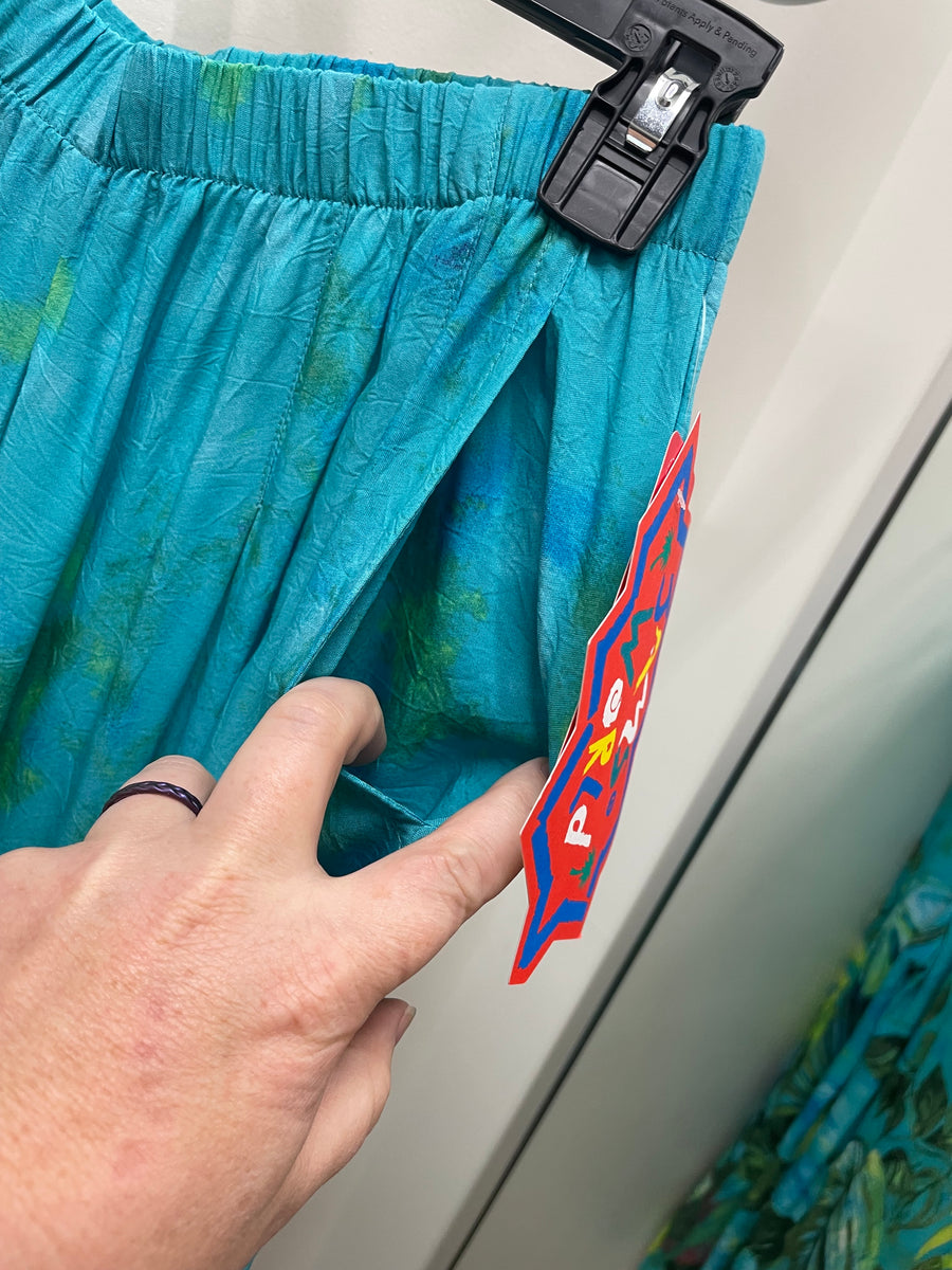 Cropped Wide Leg in "Emerald Forest" by Jams World