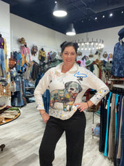 Quilted Straight Leg Pant by Inoah