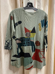 Sweater in Zoe Print by Inoah