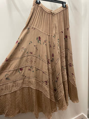 Renaissance Embroidered Maxi Skirt