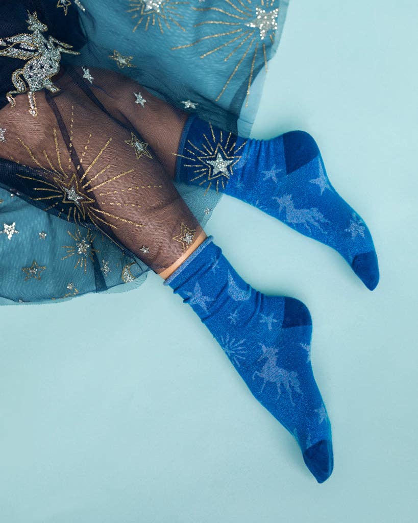 Celestial Shimmer Crew Sock
