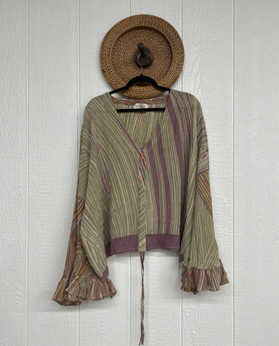 Bell Sleeve Butterfly Top #116 by Kantha Bae