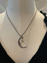 Moon Pendant Necklace