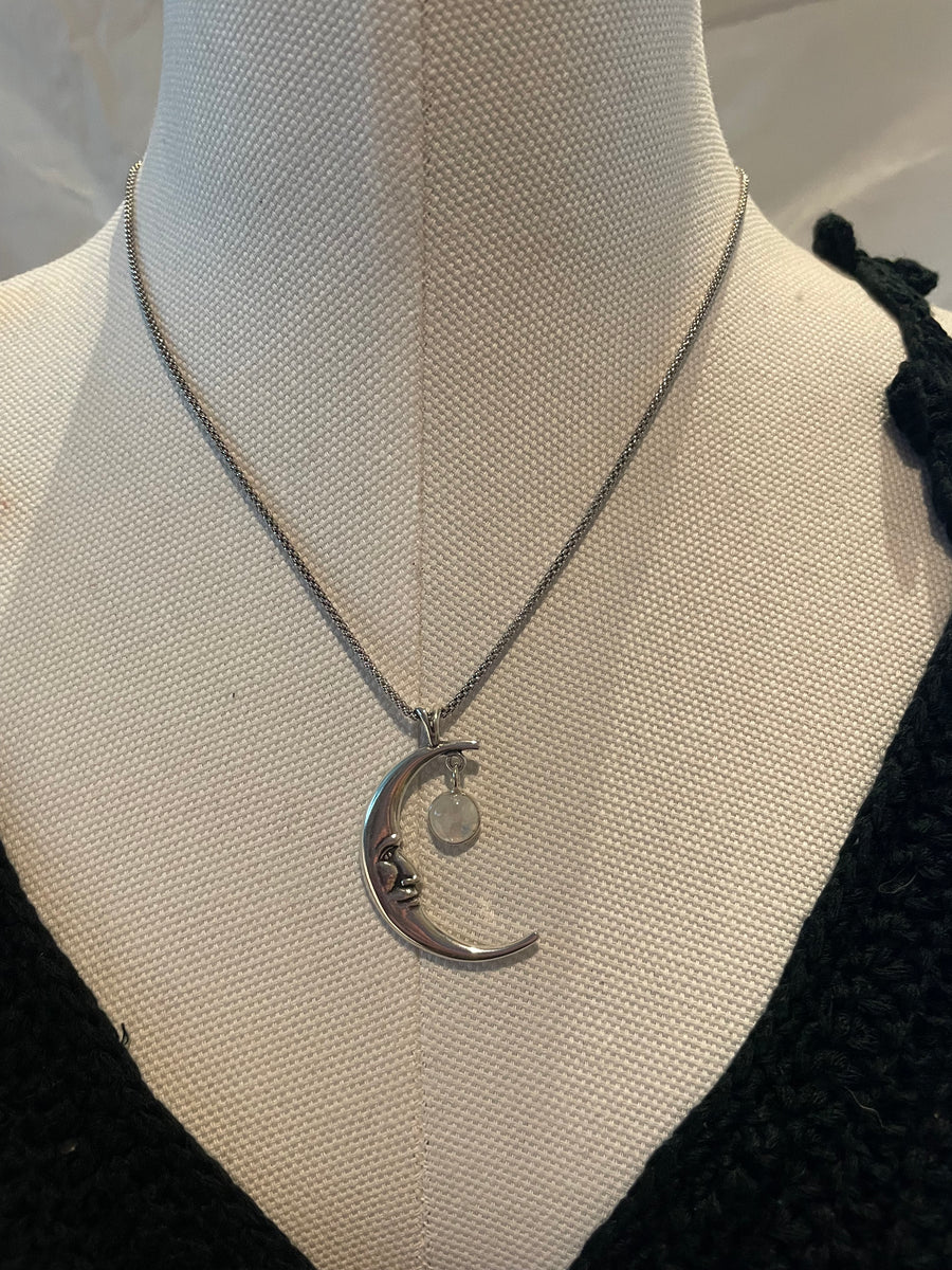Moon Pendant Necklace