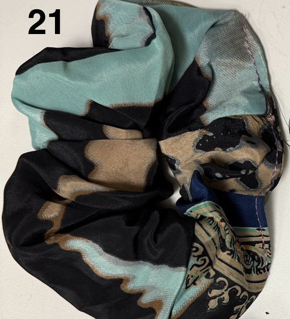 Nepalese Silk Scrunchie Hair Bands Robin Boutique
