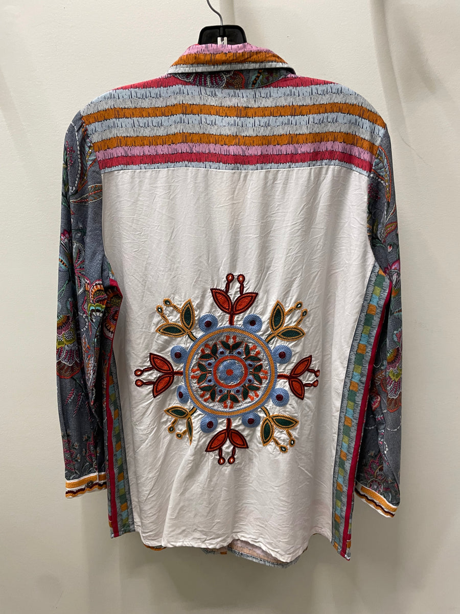 Floral Button Blouse by All About Her