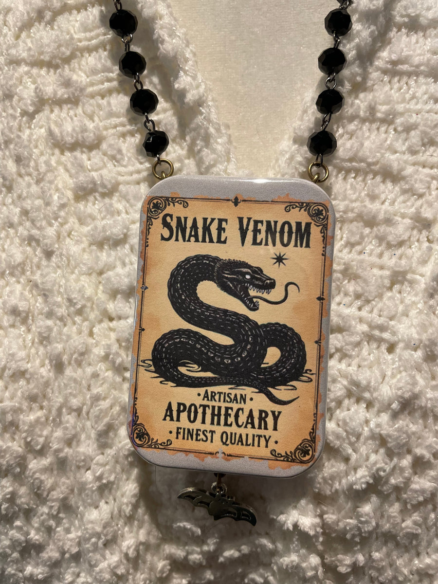 Snake Venom Button Necklace by Gina