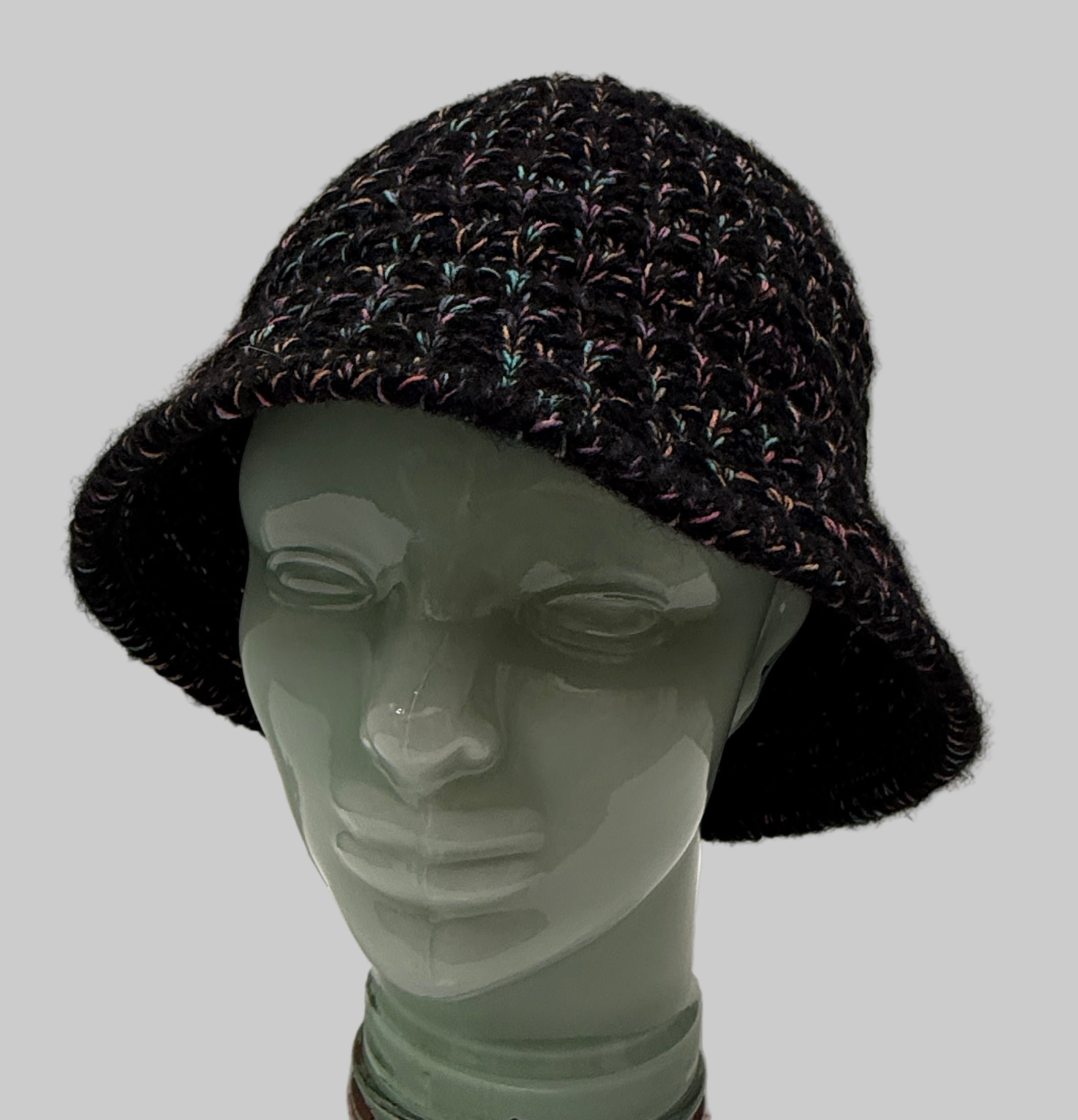 C.C. Beanie Multi Color Heather Knit Cloche Robin Boutique