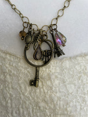 Paris Cluster Charm Necklace
