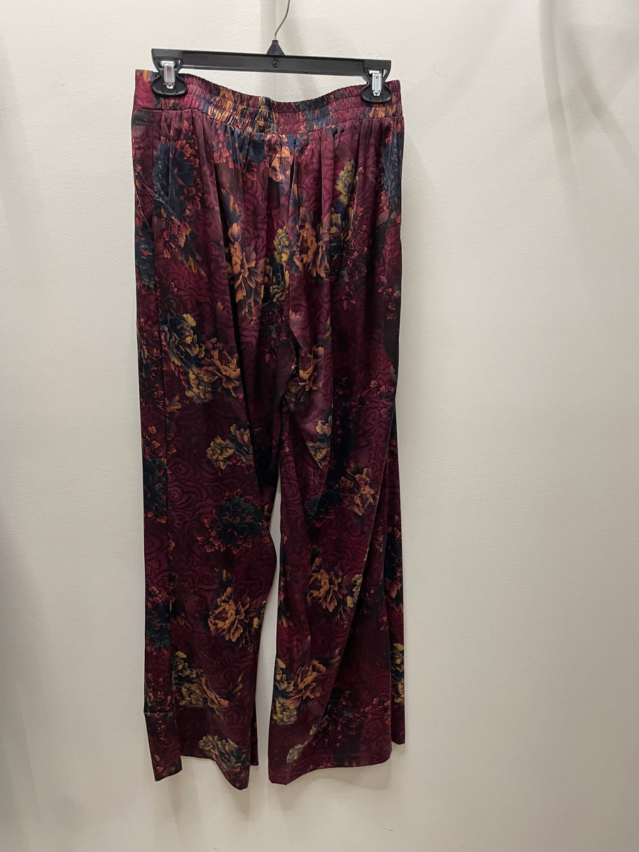 Verona Print Satin Pant by Paparazzi