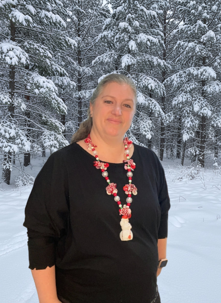 Snowman Necklace by Lori Robin Boutique