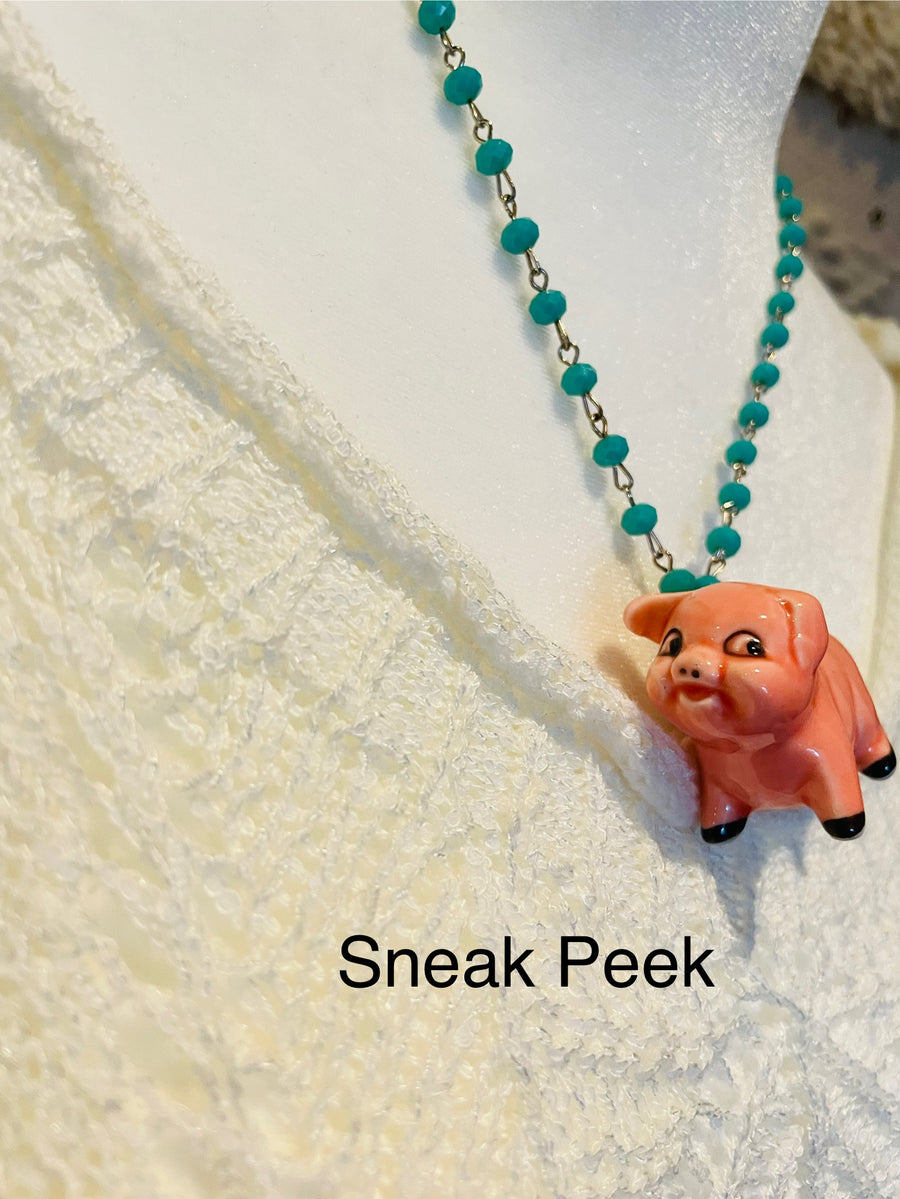 Little Pig, Little Pig Necklace by Gina