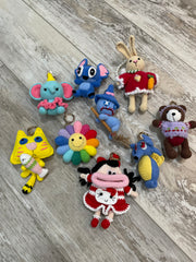Whimsical Crocheted Bag Charms