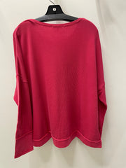 Waffle Knit Boxy Thermal Top in Cherry by Escape