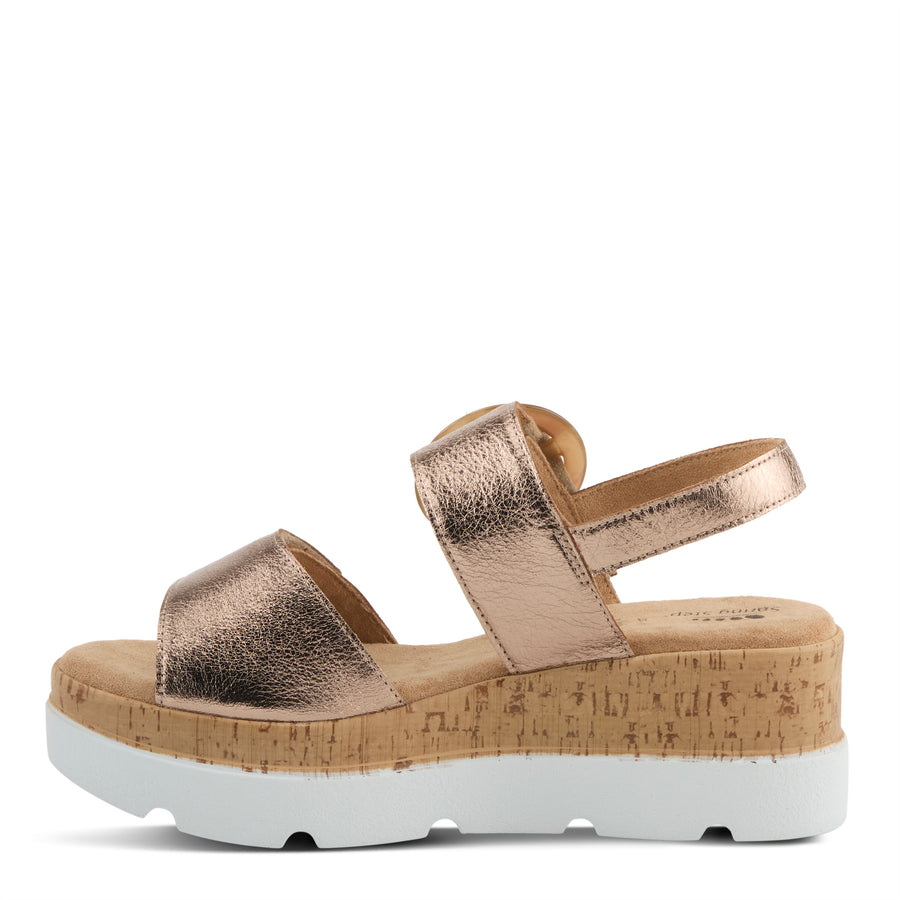 Spring Step ABARAH Leather Platform Sandal Shoe