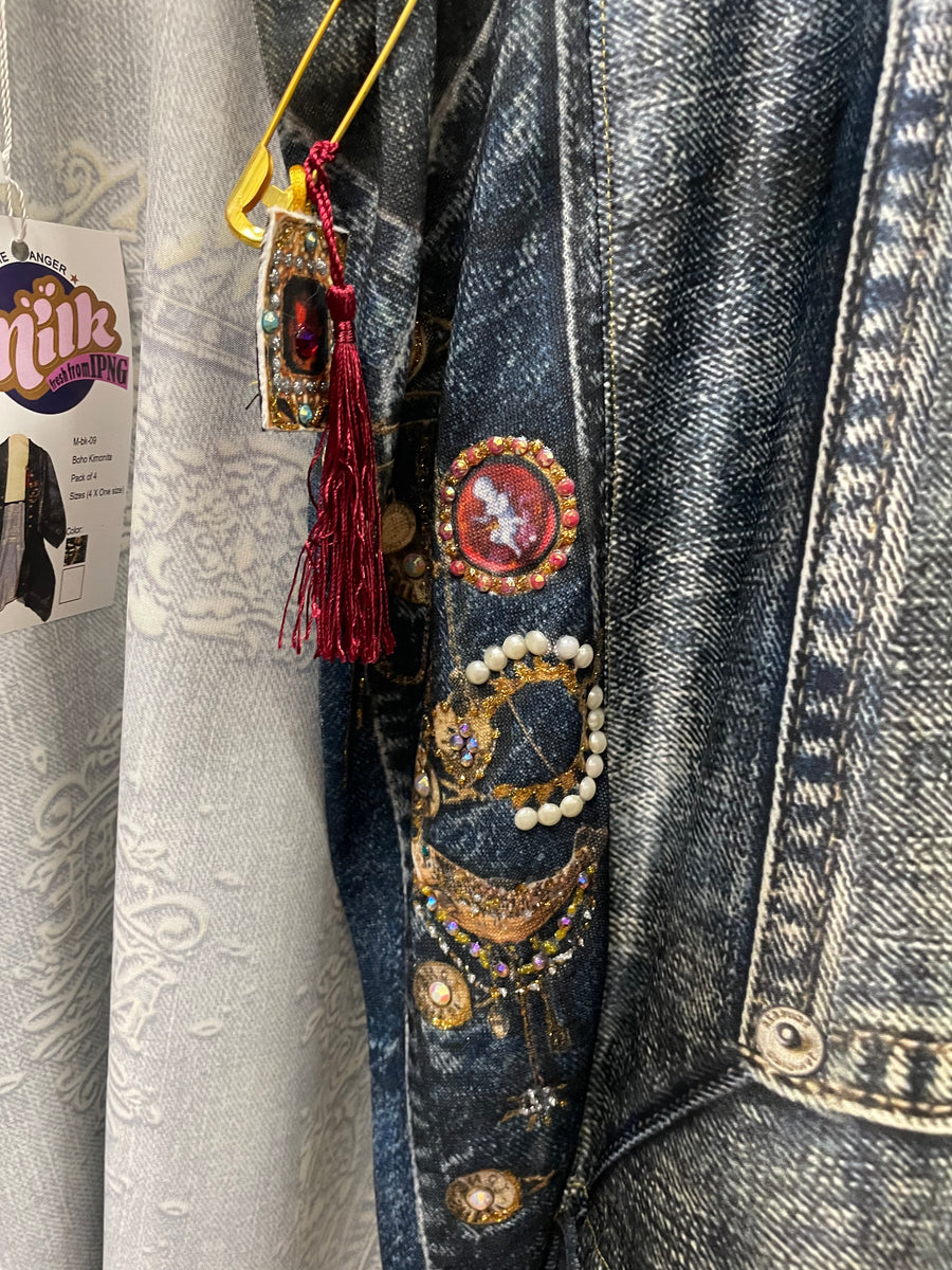 IPNG Design Boho Kimonita in Illusion Denim