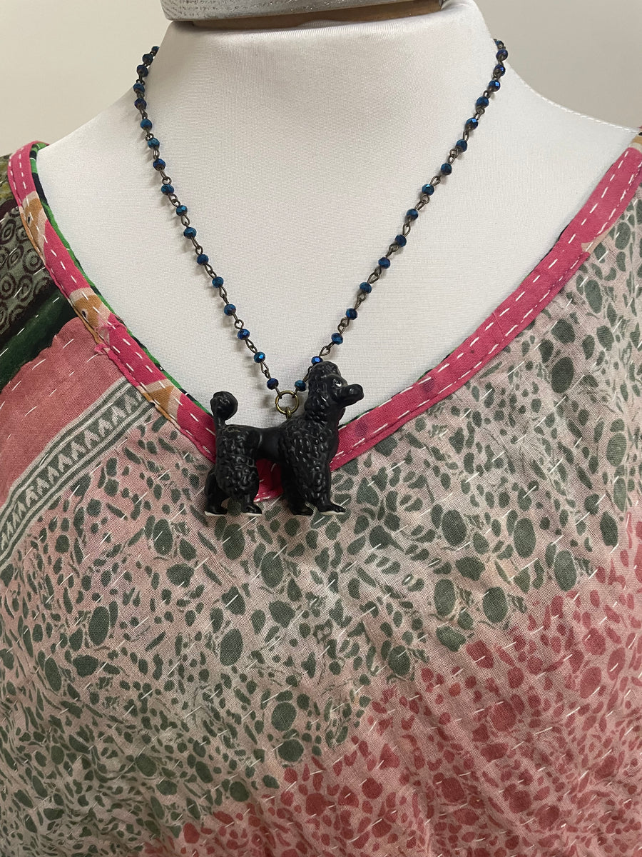 Milo the Poodle Dog Necklace by Gina