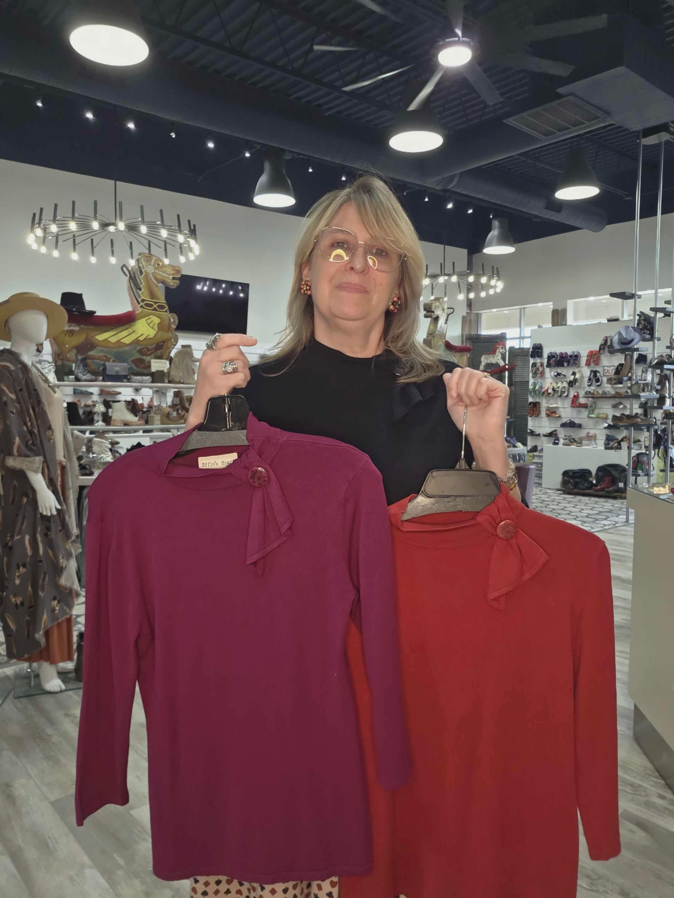 Leonora Pullover in Jam by Effie's Heart