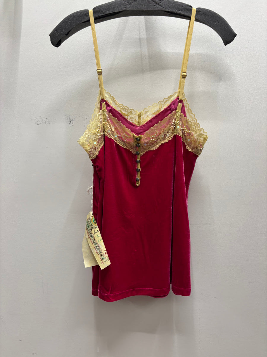 Beaded Velvet Dreams Cami by Aratta